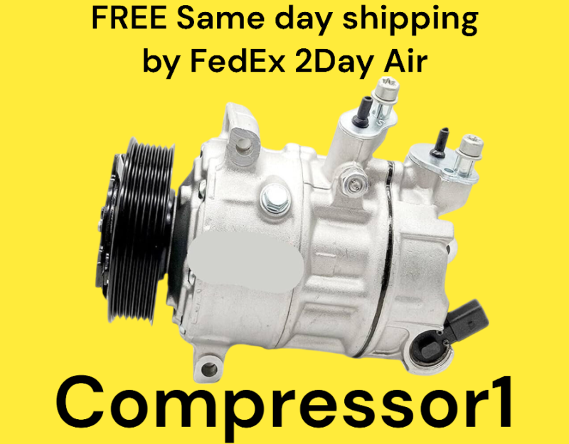 AC Compressor For VW GTI Golf R, SportWagen 1.8L 2.0L 2015 2016 2017 2018 2019