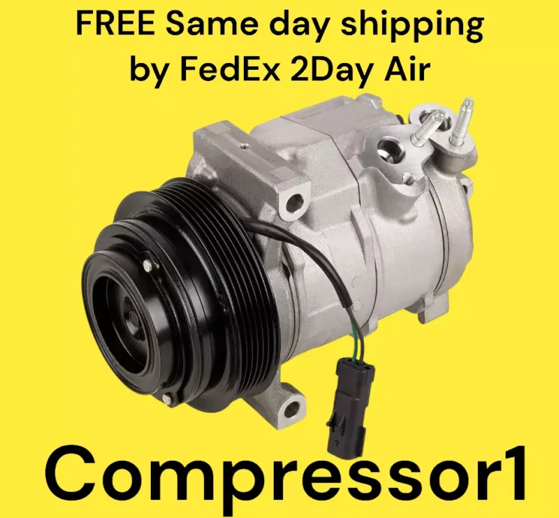AC Compressor 2011-2024 Dodge Durango Crew 5.7L With Rear AC 10SRE20C
