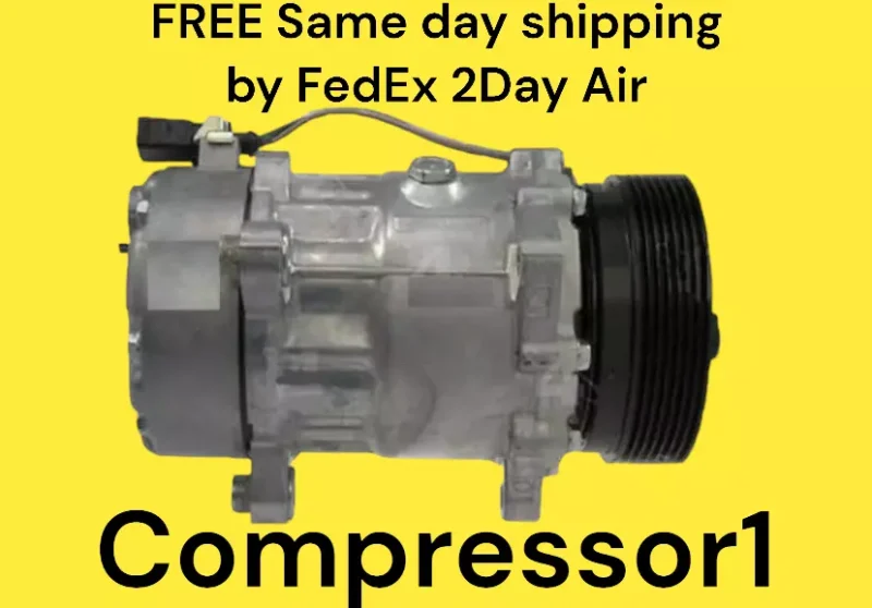 AC Compressor For VW Jetta, Golf 1999-2005 With 7 Groove pulley